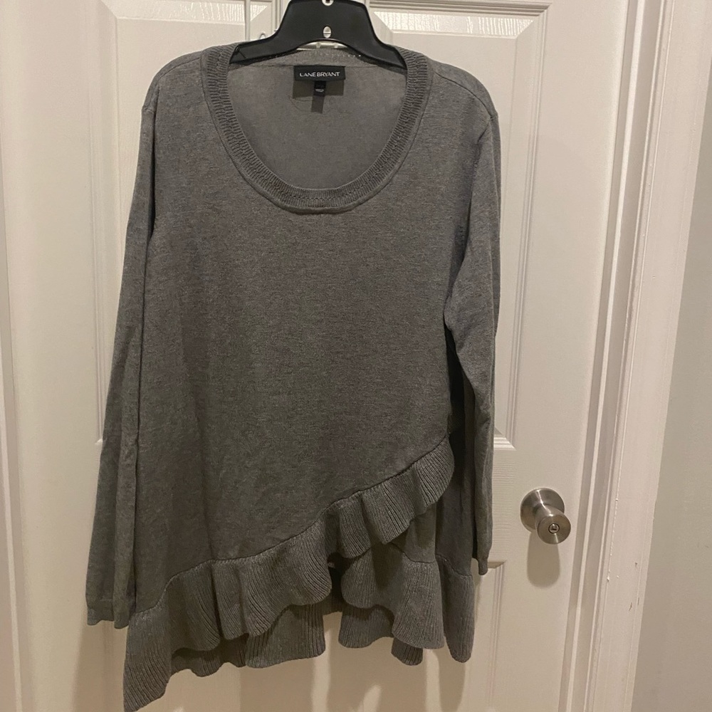 Lane Bryant ruffle sweater